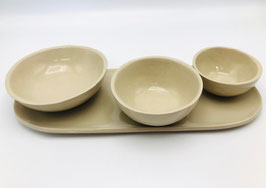 Hapjes set Cream
