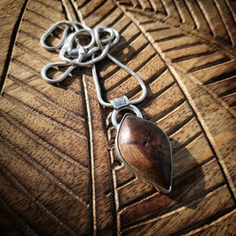 PENDENTIF ARGENT/FRÊNE #5