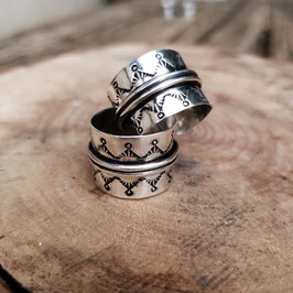 SUR COMMANDE BAGUE ARGENT RÉGLABLE #4