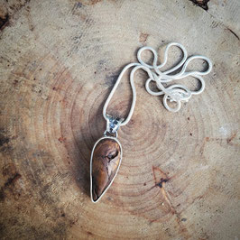 PENDENTIF ARGENT/FRÊNE #3