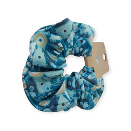 Haargummi / Scrunchie Blautöne