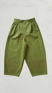 Desert Moss Barrel Trousers
