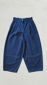Dark Raw Barrel Jeans