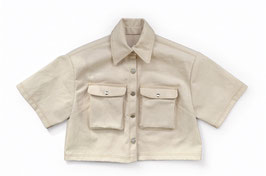 Natural Canvas Boxy Overshirt