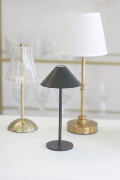 LED Tischleuchte, schwarz, "klassische Eleganz"