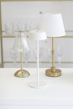 LED Tischleuchte, weiß, "moderne Eleganz"