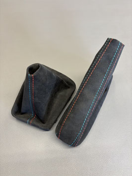 BMW E36 M Schaltsack Handbremsmanschette in Original Alcantara