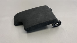 BMW E46 Mittelarmlehnenbezug in Original Alcantara Naht in schwarz