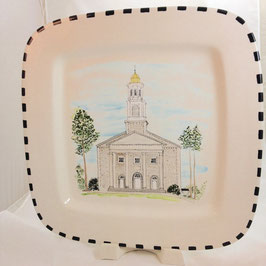 Custom Painted House - Imported Platter - Extra Large