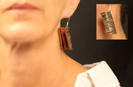 Boucle d'oreille Peau d'Arbre