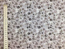 Musselin mit kleinen Blüten