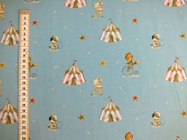 Jerseystoff mit Zirkuszelt