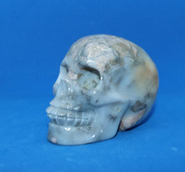 Skull van Cherry blossom agaat
