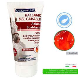 FARMALINE Gel BALSAMO DEL CAVALLO Forte Made in Italy Rimedio Naturale Effetto Scaldante per Dolori e Strappi Articolari
