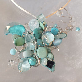 BROOCH PENDANT STAR DES MERS COLLECTION AQU'ADN