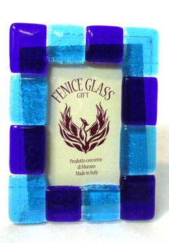 ベネチアンガラスフォトスタンド　GIUDECCA　 M　　　AA3252　Blue