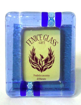 ベネチアンガラスフォトスタンド　SERENELLA　 S　　　　AA3076　Blue