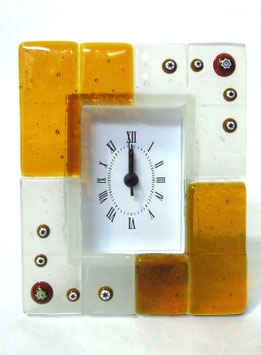 ベネチアンガラス置時計　TORCELLO　M　　　　　　　　　　　　AA3174　Orange