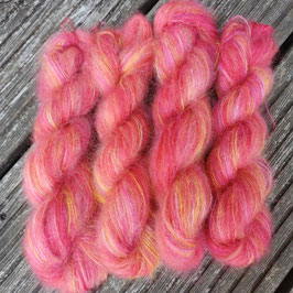 MOHAIR&SEIDE "Himbeer/Rosa/Gold"