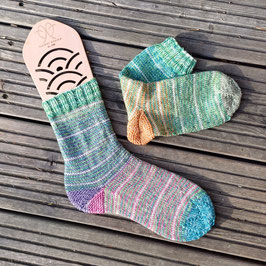 "Gumgum-Ringel" -Socke   Größe 35-37