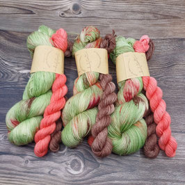 SOCKEN-BUNDLE "ÄPFELCHEN" 140g