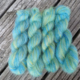 MOHAIR&SEIDE "Türkis/Grün/Gold"