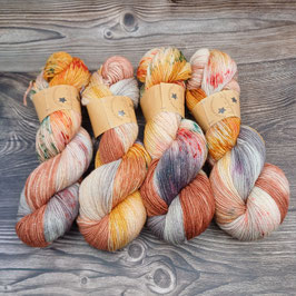 Silberglitzer Weihnachts-Sockengarn "OCHS & ESEL"