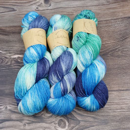 6-Fach Sockengarn  "Unten im Meer "