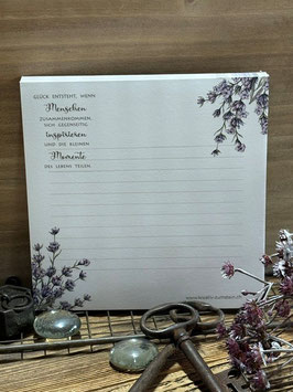 Papierblöckli: Lavendel