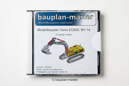 Modellbauplan Bagger Volvo EC650 M1:14