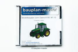Modellbauplan Traktor John Deere 6195, M1:10