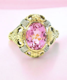 Belle Époque Pink Tourmaline Ring
