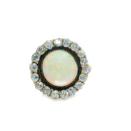 Victorian Opal & Diamond Ring