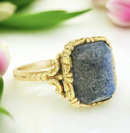 Art Nouveau Labradorite Ring