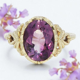 Vintage Amethyst Ring in 14k Gold