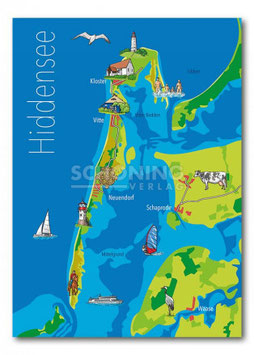 SH -  Hiddensee, mapcard - 0222