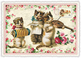 PK - 950 Musizierende Katzen