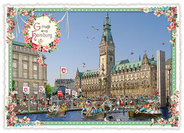 PK - 822  3D Gruß aus Hamburg