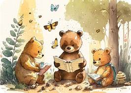 EG 2-4563 Lesende Bären /Reading Bears