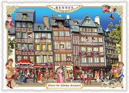 PK - 1144  Rennes, La Place du Champ-Jacquet