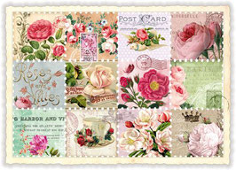 PK - 978 Briefmarken Rosen