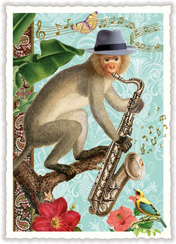 PK - 1203 Monkey with hat