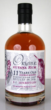 Origin R. Guyana Rum Diamond 11 yo Port Cask Double Ageing