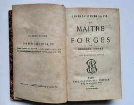 Livre "Le Maitre de Forges" EO 1884 Paul Ollendorff