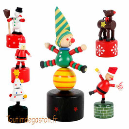 Poussoir Figurine Noël (5 modèles)