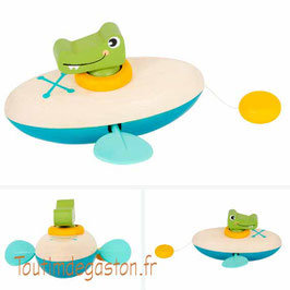 Jouet aquatique Crocodile canoé