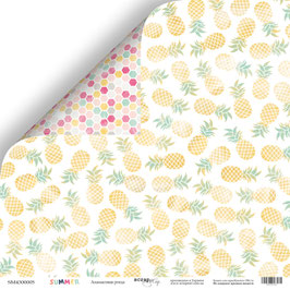 PSB-55 Hoja de la colección Summer 30,5x30,5 cm Piñas