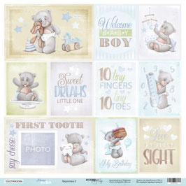 PSB-34-1 Hoja para recortar tarjetas 30x30 cm Mommy´s hero