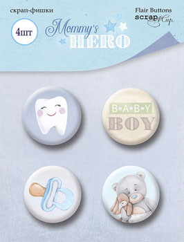PSB-34 Chapas Mommy´s hero