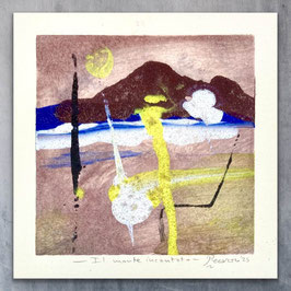 Il monte incantato, 2025, 16 x 16 cm